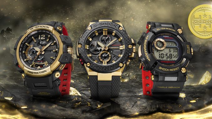 4/1予約開始 G-SHOCK 35周年 第4弾”ORIGIN GOLD” 4/13販売3モデル