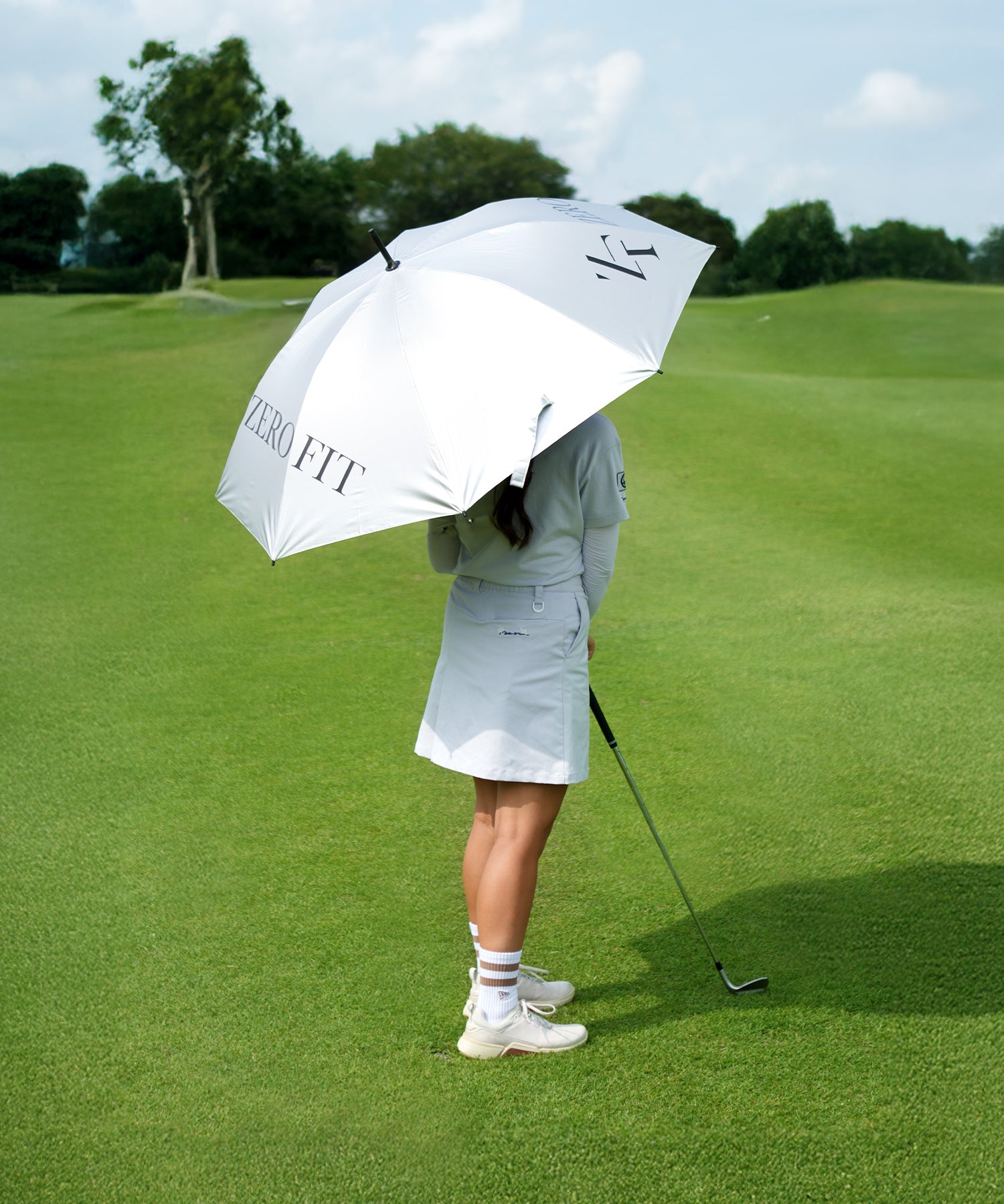 ZF Carbon Golf Parasol (Sun Umbrella) - Completely Lightweight and