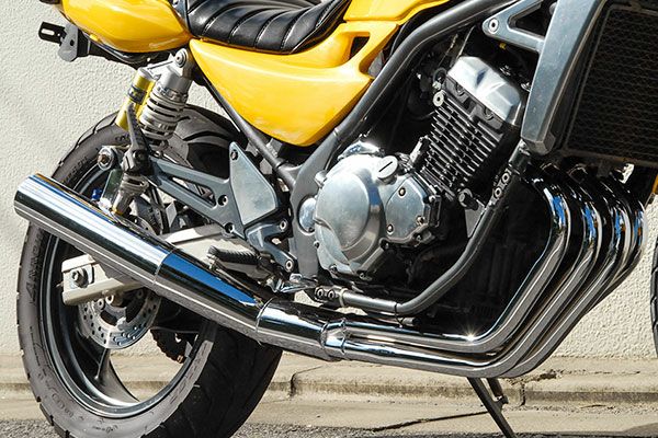 バリオス2型80φ極太マフラーバズー管メッキ | 旧車バイクカスタム