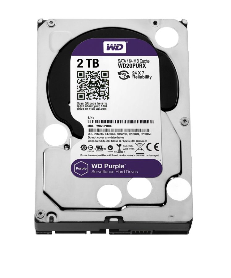 2TB Hard Drive for Video Surveillance - Zions Security Alarms
