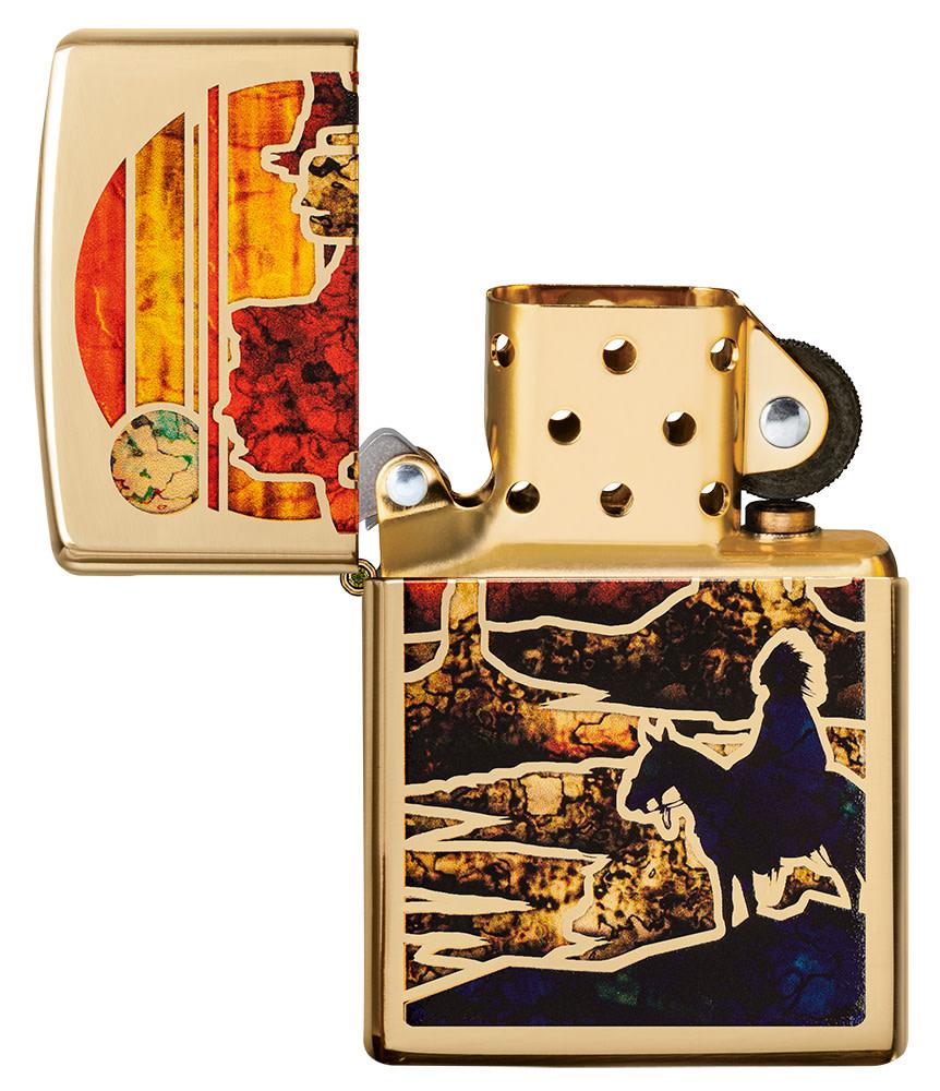 Zfusion Desert High Polish Brass Windproof Lighter – Zippo USA