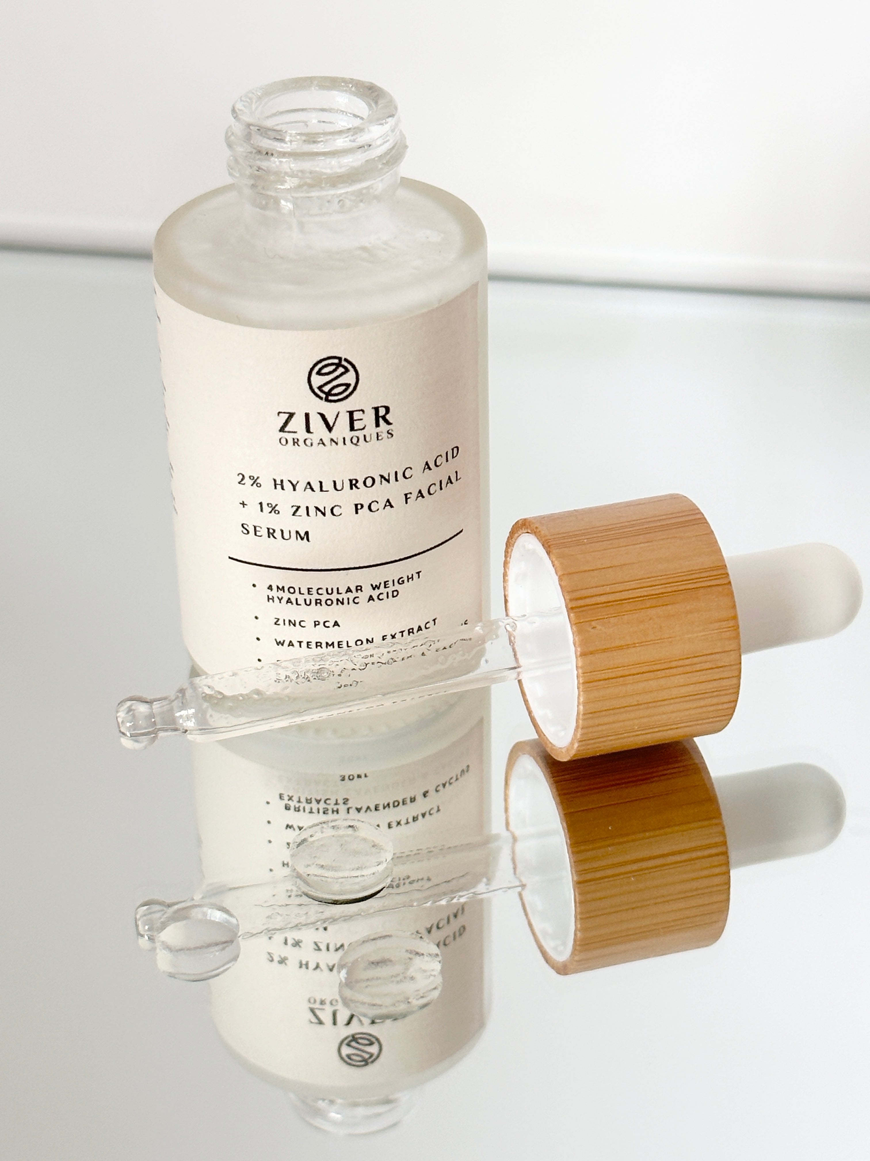 2% Hyaluronic Acid + Zinc PCA Advanced Facial Serum – Ziver Organiques