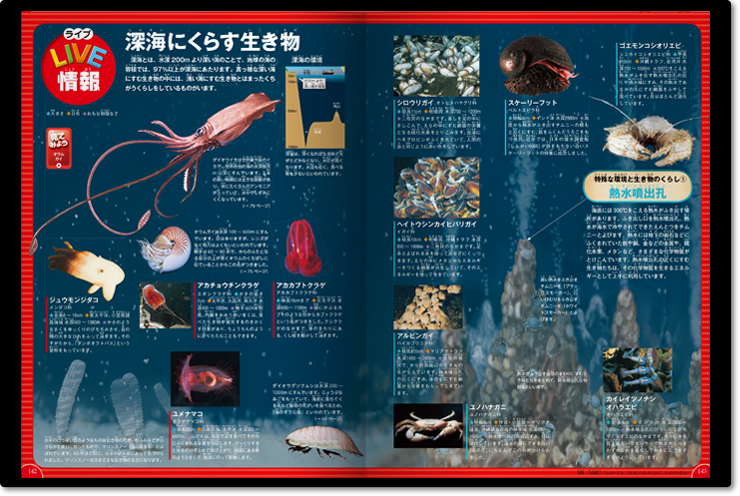 水の生き物｜学研の図鑑LIVE｜学研の図鑑（Gakken）