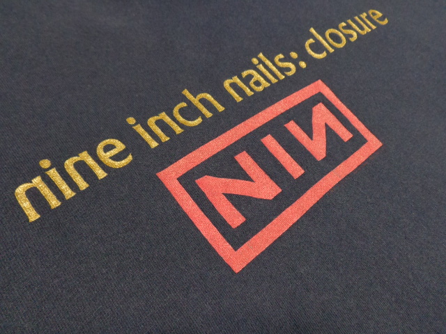 90'S nine inch nails closure T-SHIRTS（ナイン インチ ネイルズ