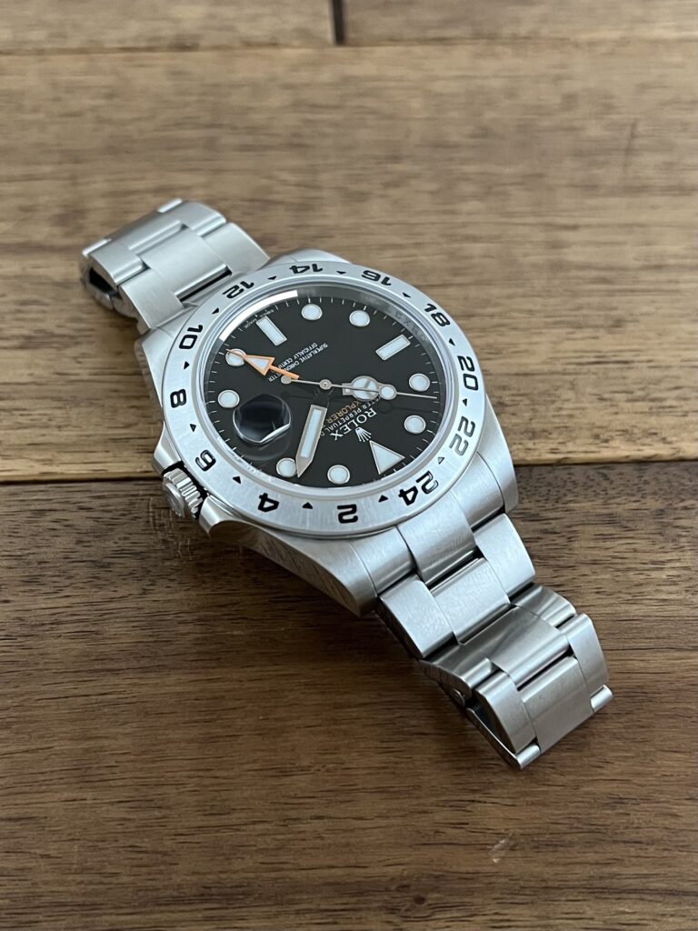 中古】ロレックス エクスプローラー 2 216570 ブラック(黒) ランダム