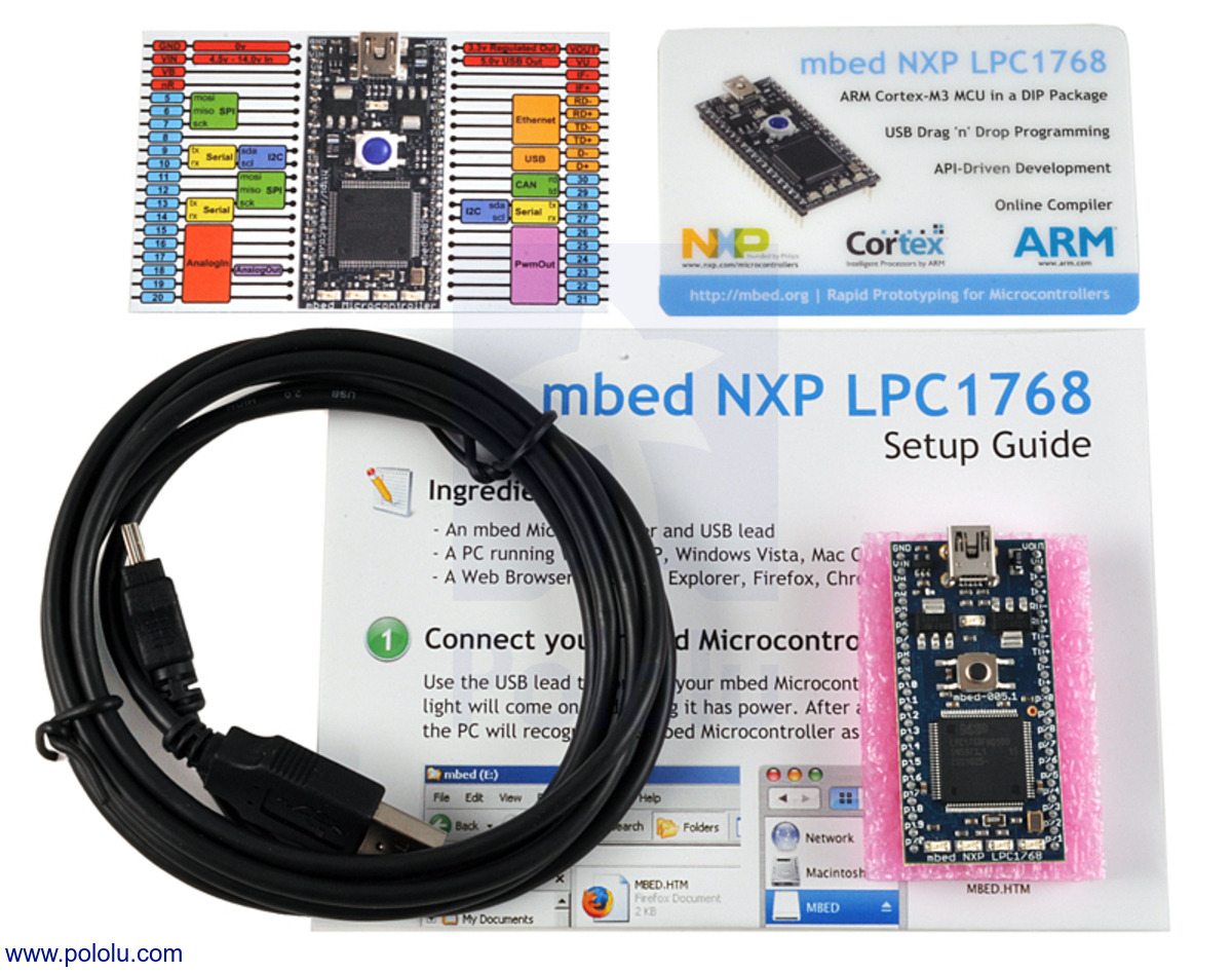 Pololu - ARM mbed NXP LPC1768 Development Board