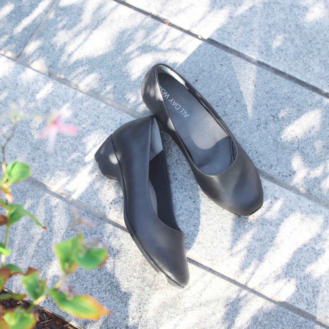 ALL DAY Walk 302 ブラック｜20km歩けるパンプス｜2E｜～26.0cm