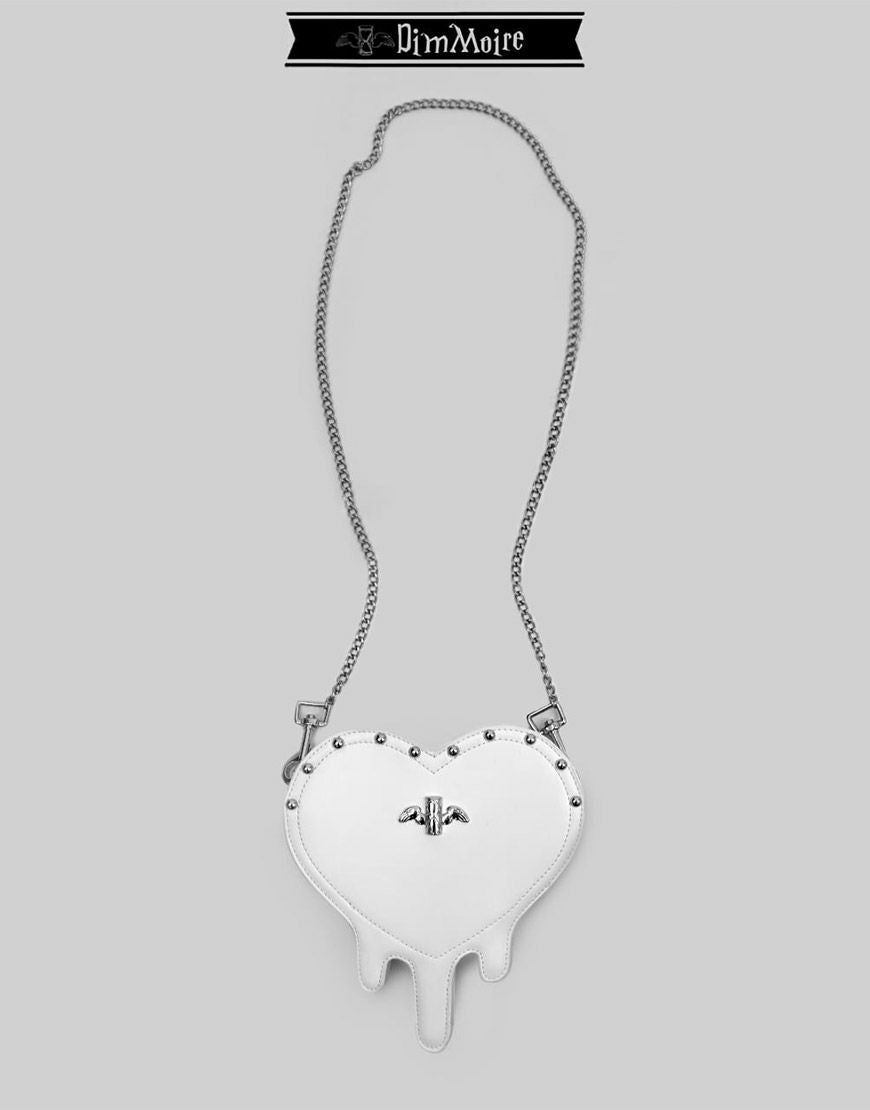 DimMoire【ディムモアール】HeartCoreフリルトートバッグ/White