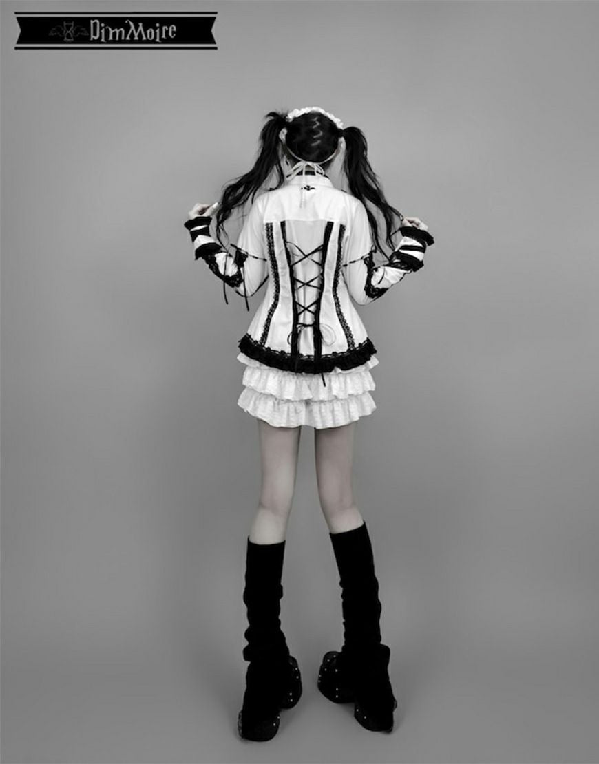 DimMoire【ディムモアール】スプリングホックレッグカバー/Black