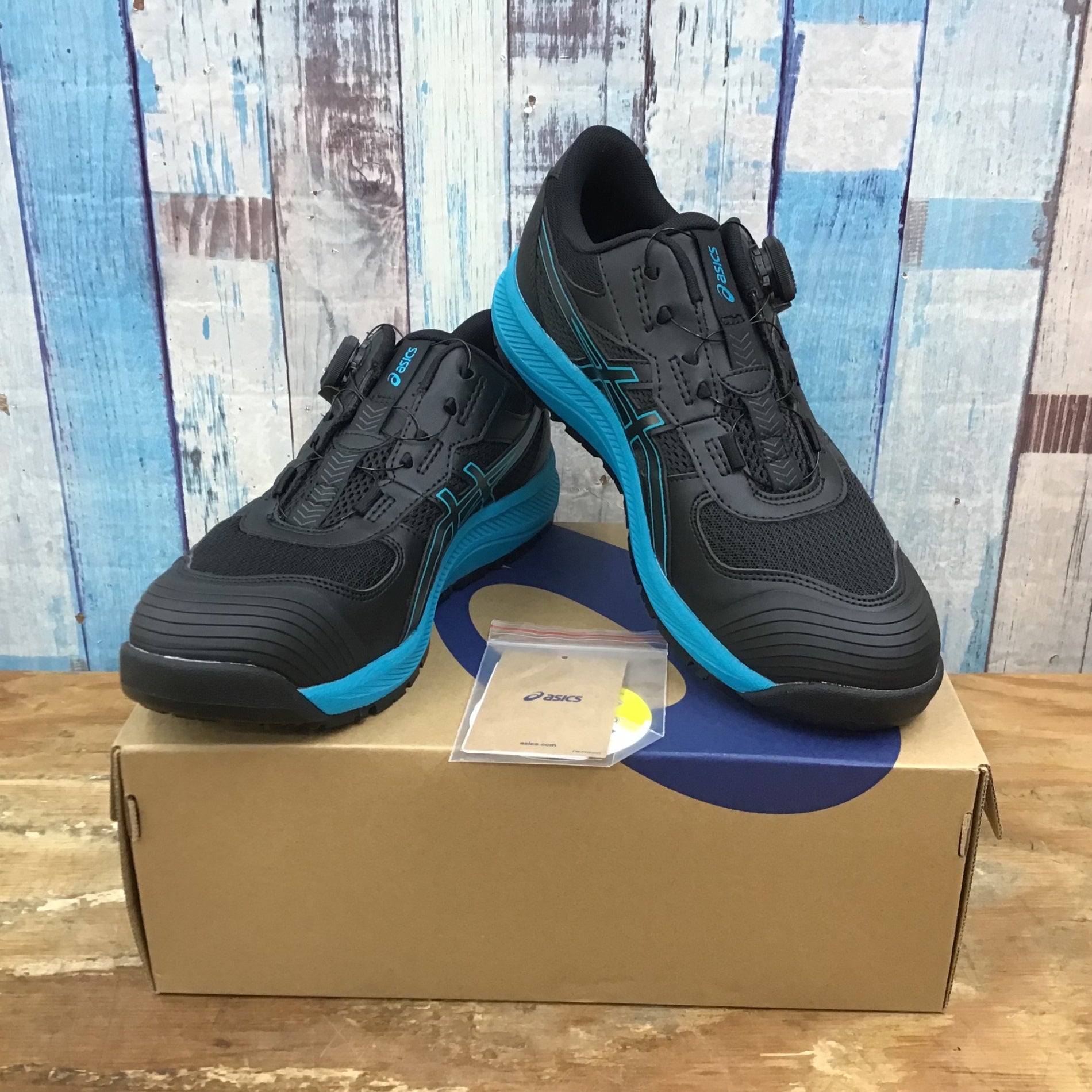 ▽アシックス ウィンジョブ CP219 ブラック×ガンメタル 27.0cm BOA【柏