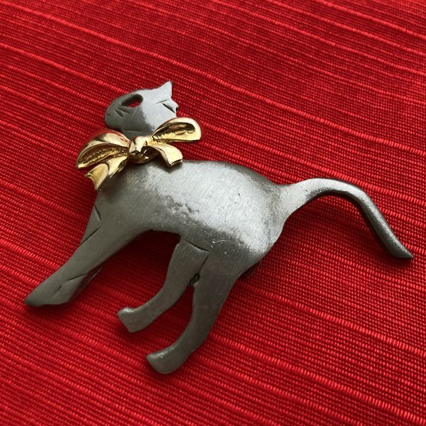 ULTRACRAFTウルトラクラフト猫ヴィンテージブローチ| アクトン