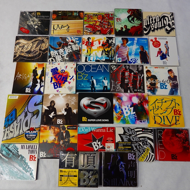 宅配買取】B'zの全シングルCDコンプリートセット ｜古本買取店エーブック