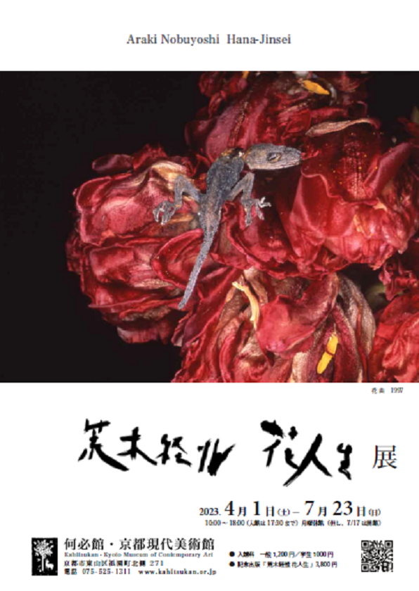荒木経惟 花人生展」何必館・京都現代美術館