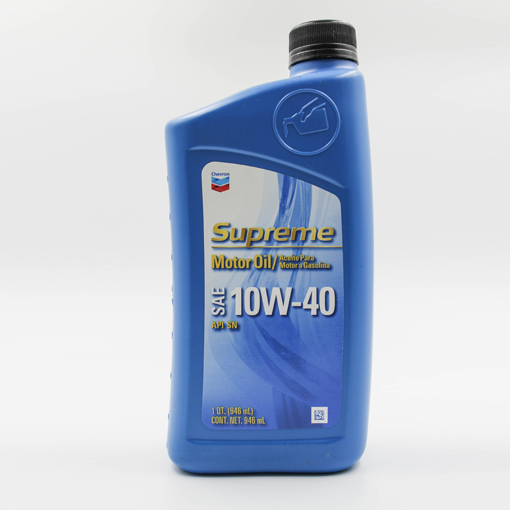 12/1qt. Chevron 10W-40 Supreme - Abe Wholesale
