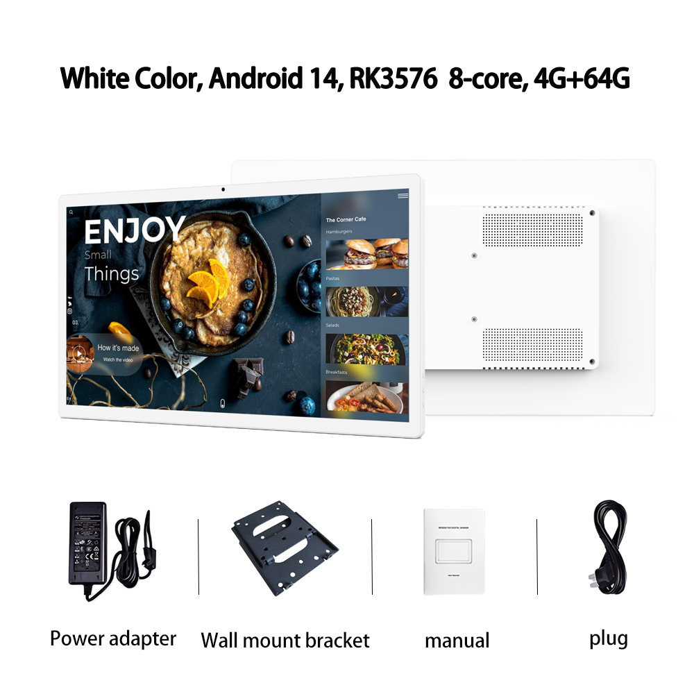 24インチ Android 14 壁掛けタブレット 8G+128G マルチメディア