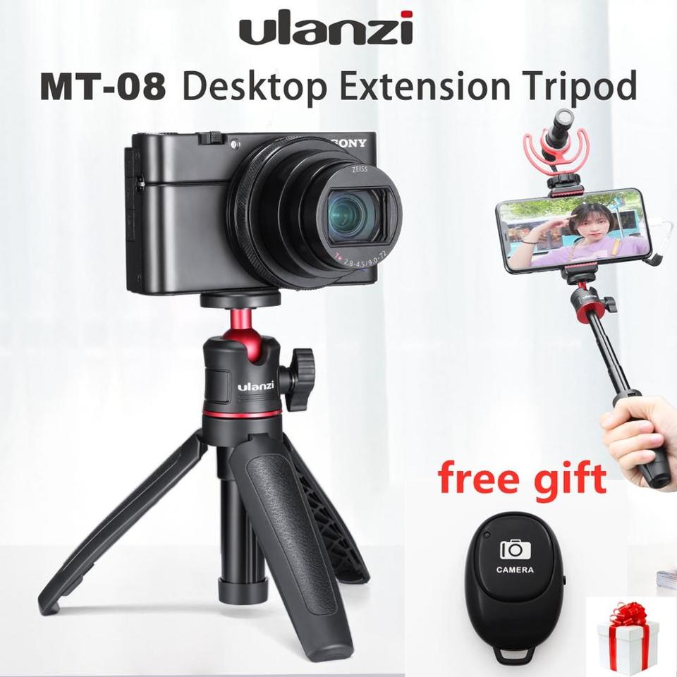 ULANZI MT-08 Extend Pole Mini Tripod Monopod Mount Handle Grip for
