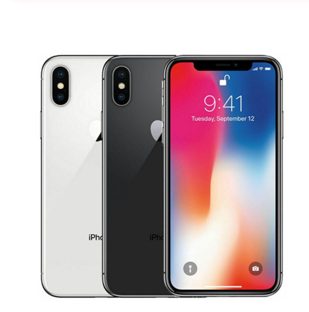 Apple-iPhone Xオリジナルの携帯電話,画面5.8インチ,3GB RAM, 64 GB