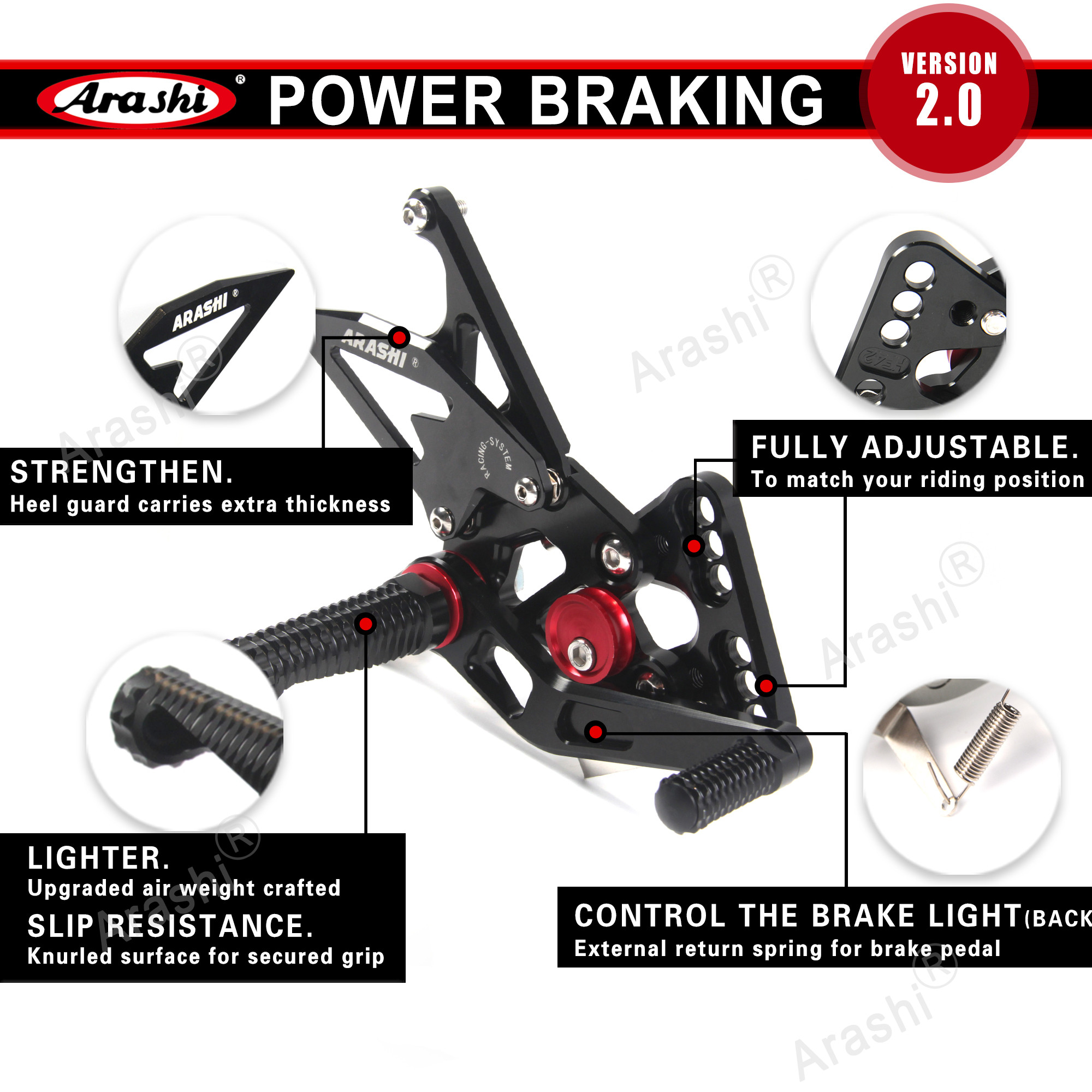 Arashi Rearset For KAWASAKI Ninja ZX4R ZX-4R 2023 / ZX-4RR ZX4RR