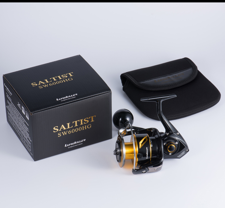 Japan Lurekiller Full Metal Spinning Jigging Saltist Reel SW4000XG