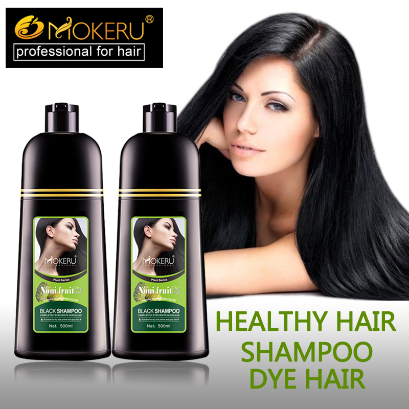 Mokeru Organic Natural Fast Hair Dye Only 5 Minutes Noni Plant