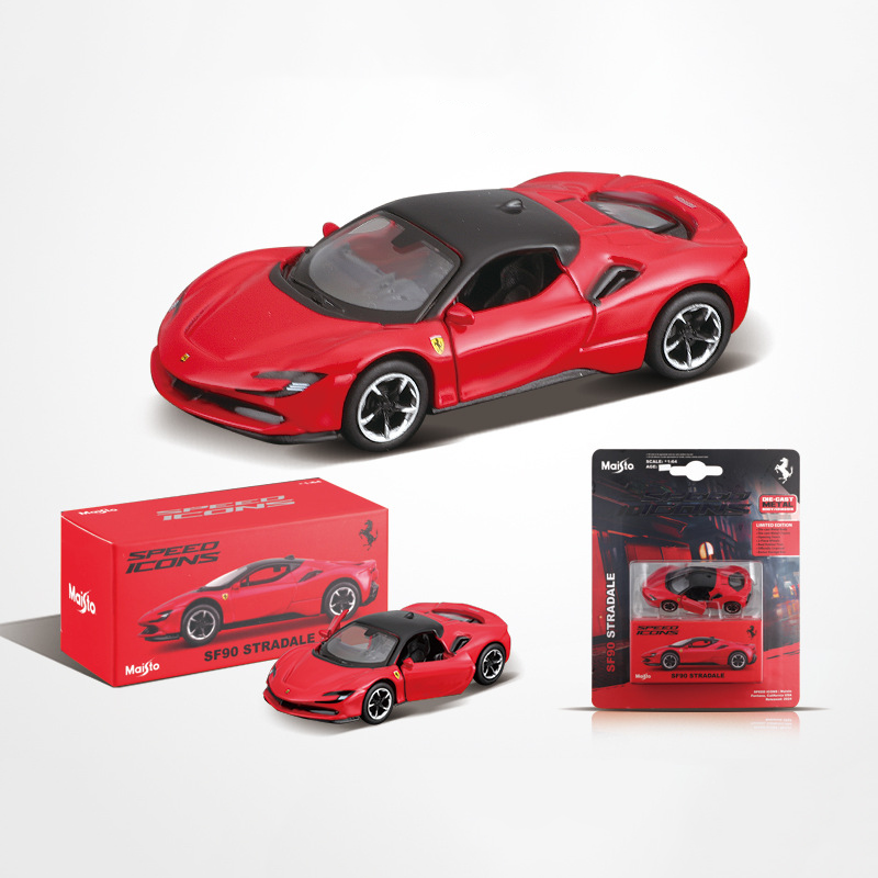 New In Stock Maisto 1:64 Ferrari Sf90 Stradale Alloy Miniature