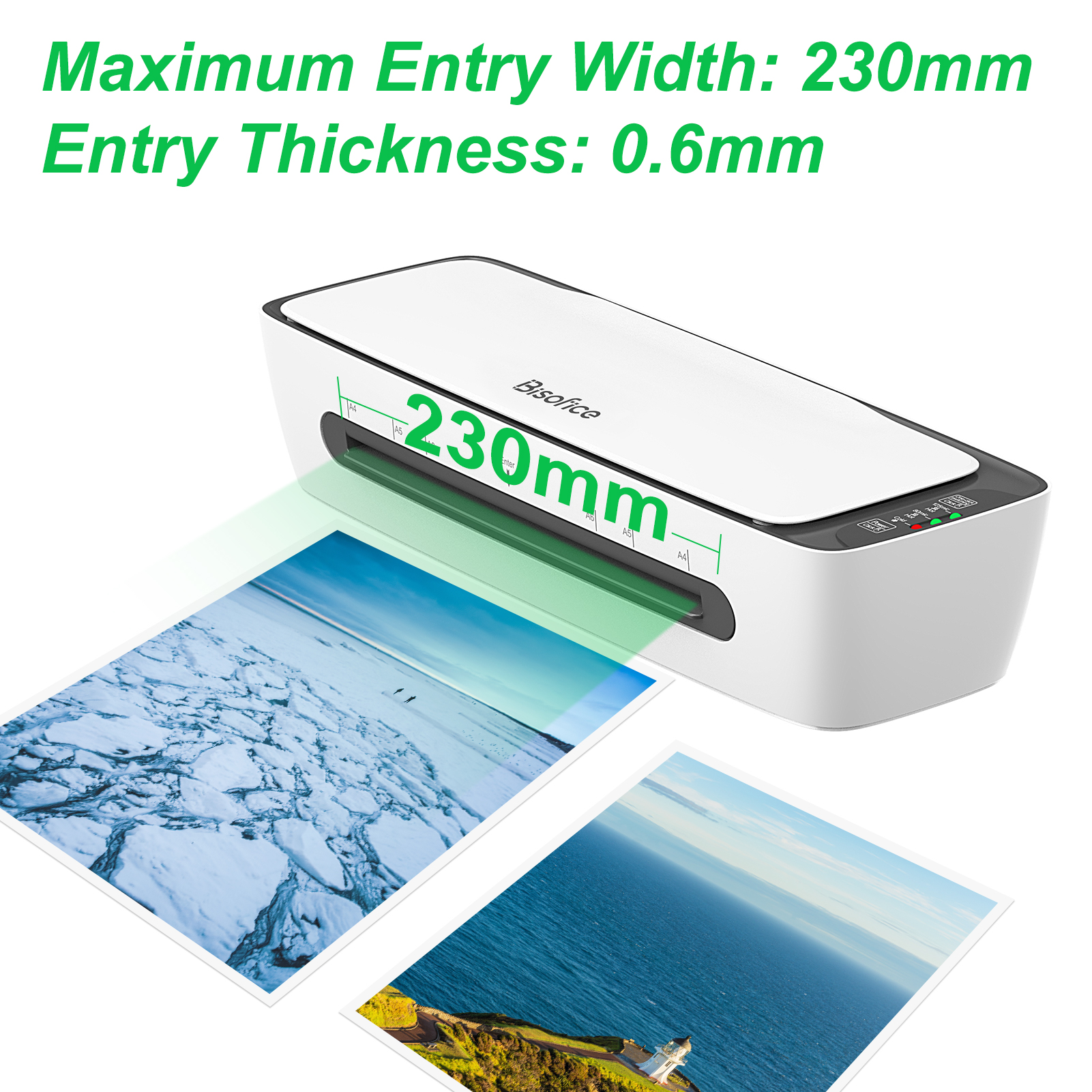 6 in1 SL688 A4 Laminator Machine Set Hot and Cold Lamination 2