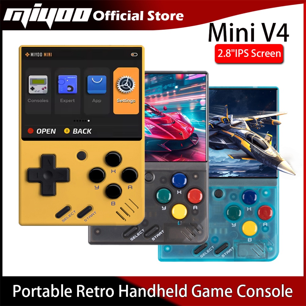 MIYOO Mini V4 Portable Retro Handheld Game Console 2.8