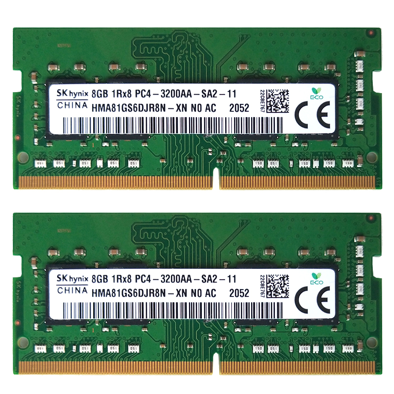SK hynix DDR4 8GB 16GB 3200MHz RAM 1Rx8 1Rx16 PC4 - 3200AA 1.2V