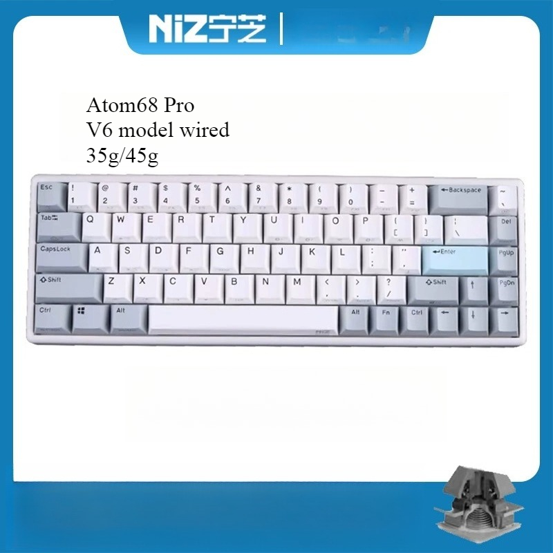 NIZ Atom68 pro RT 8000hz ゲーミング有線キーボード 静電容量式 45g