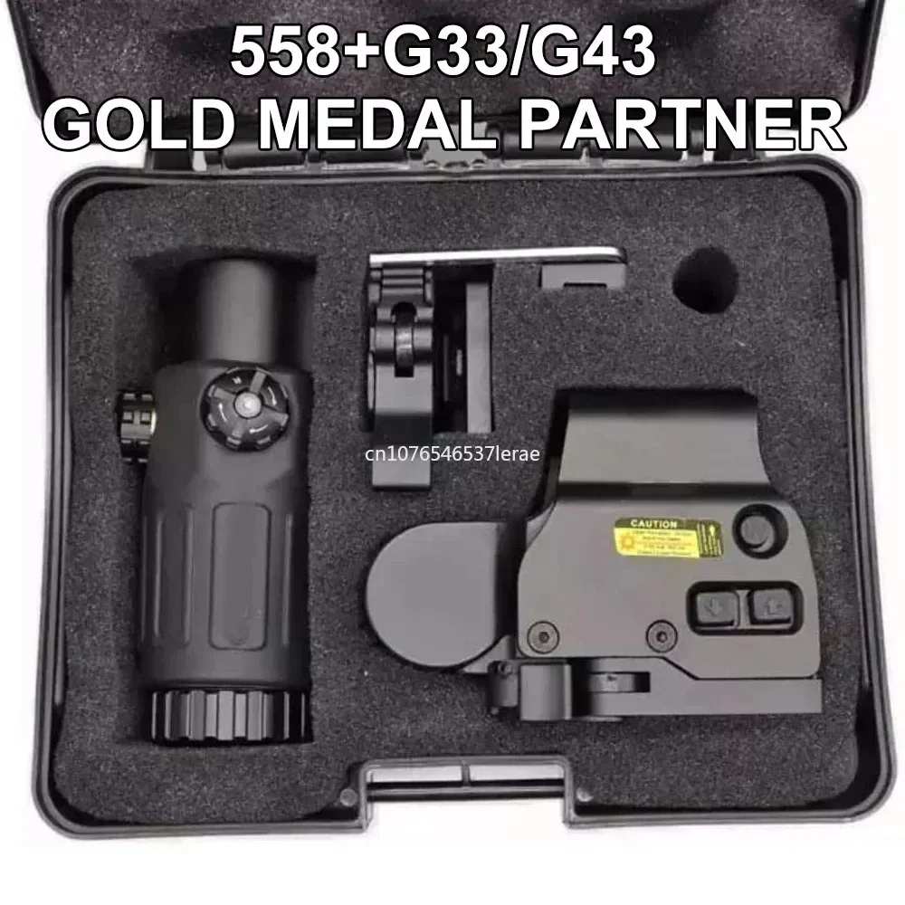 Eotech 高品質 G33/G43/G45 3X 5X 拡大鏡光学ライフルスコープ