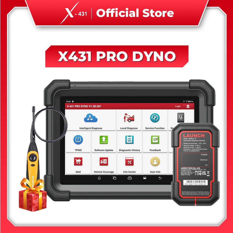 X-431 LAUNCH PRO DYNO 車両診断ツール OBD2 スキャナー 診断 自動車