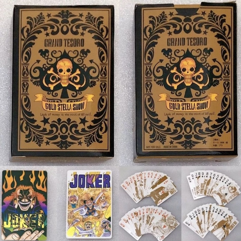 55 One Piece Theatrical Edition Golden City Poker Cards Peripheral