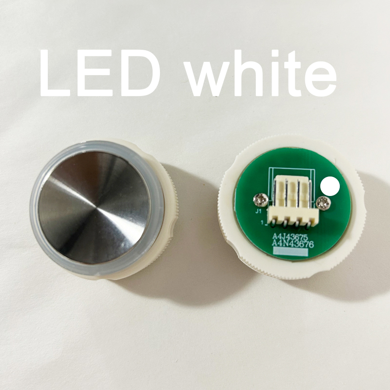 Xizi otis用エレベーター押しボタン部品,赤,青,白,オープンホール,27mm