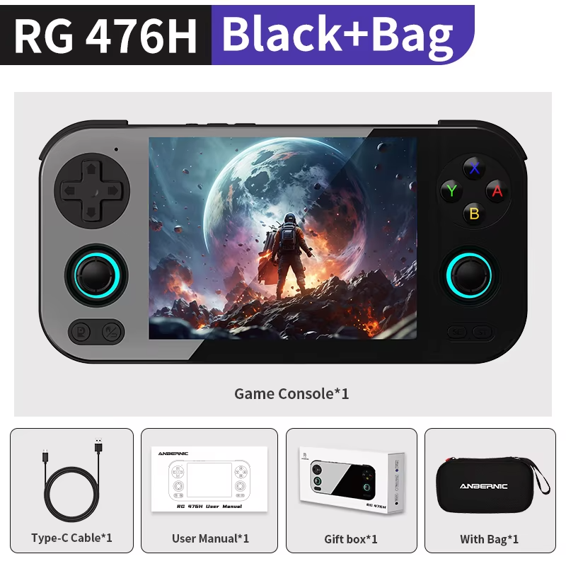 ANBERNIC RG476H Retro Handheld Game Video Player Console 4.7-inch