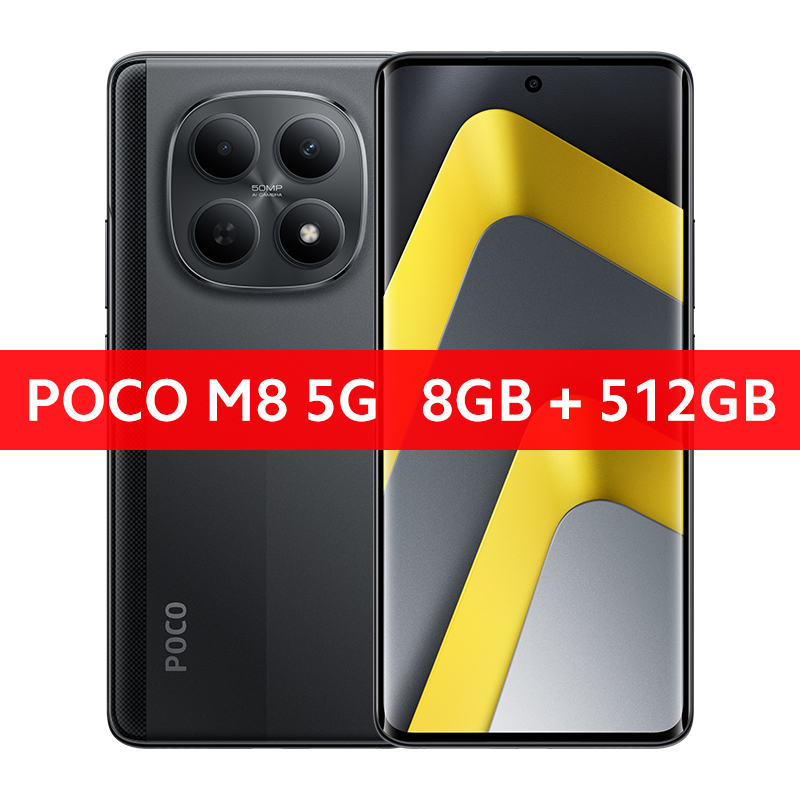 POCO M8 5G Global Version Smartphone 256GB 512GB Snapdragon® 6 Gen