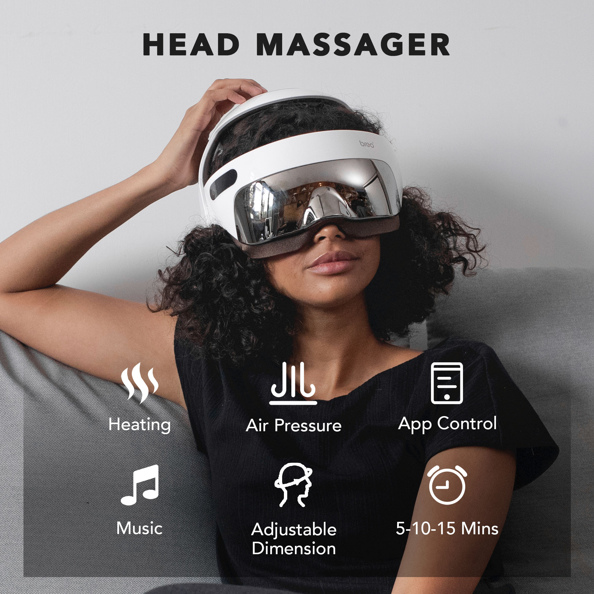 Breo iDream 5s Head Massage Helmet To Relieve The Fatigue Of The