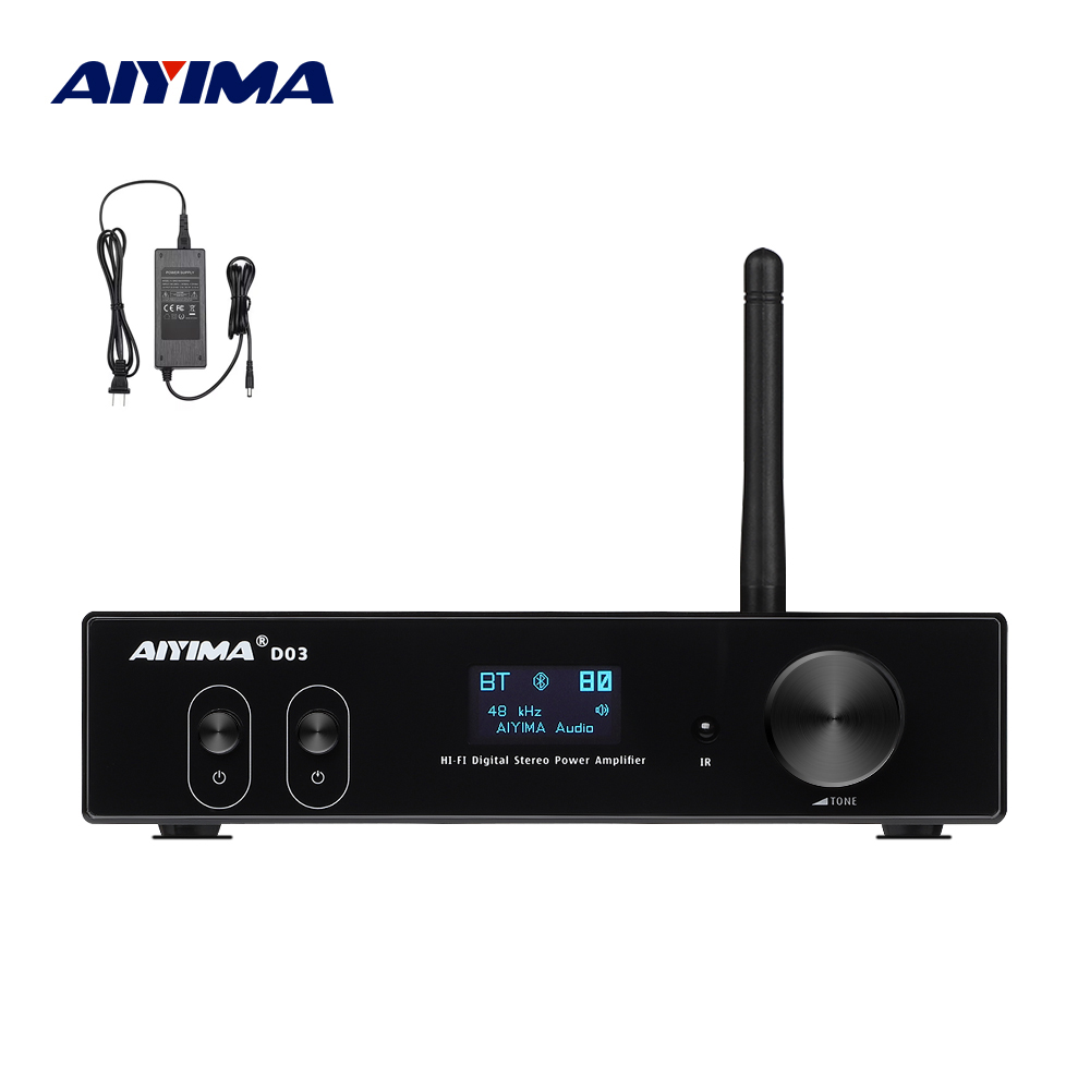 AIYIMA D03 Bluetooth Amplifier 150Wx2 HiFi Sound Subwoofer