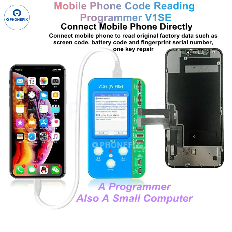 JCID V1SE WIFI プログラマー iPad iPhone 11-16Pro 最大バッテリー