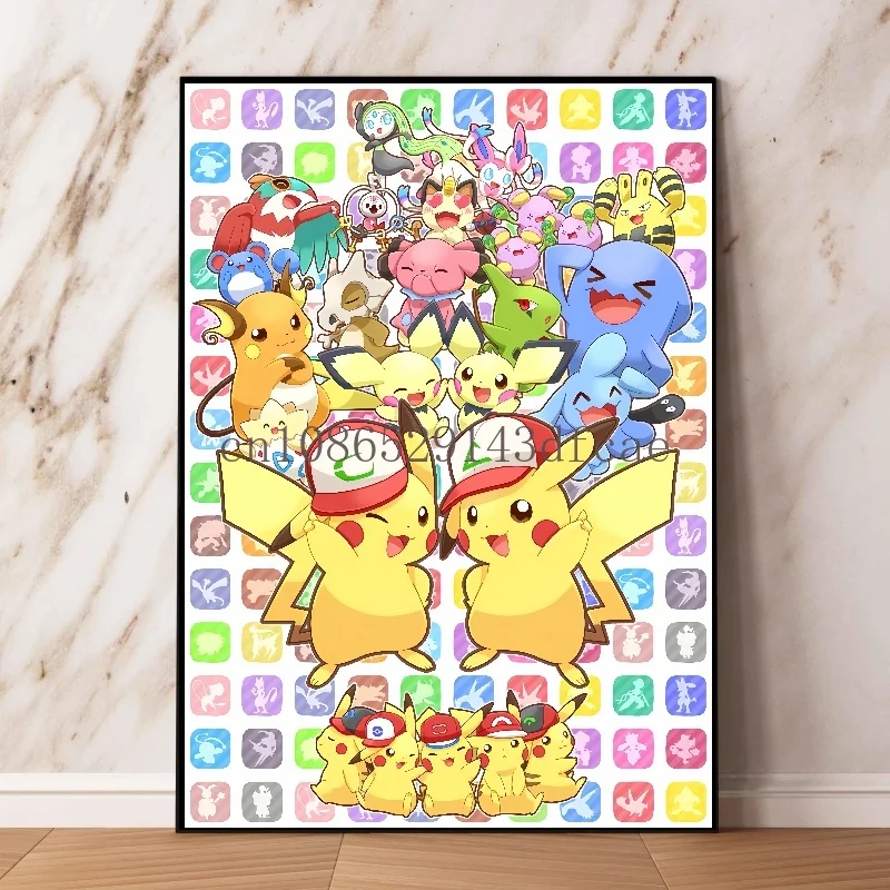 ポケモン周辺機器ピカチュウ Gyarados ゼニガメヒトカゲキャンバス絵画