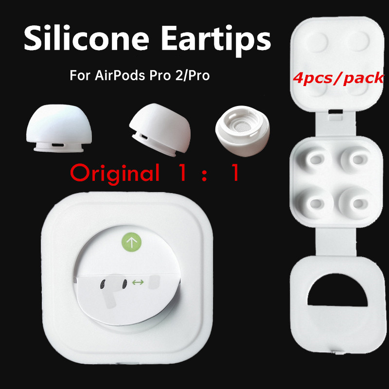 Apple Airpods プロ 2 オリジナルシリコーンイヤーチップ交換用