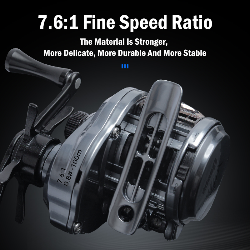 Leydun 新しいウソップ ベイトキャスティング フィッシング リール 125