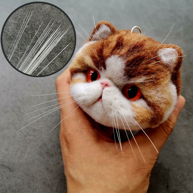 シミュレーション猫のひげ動物のひげウールフェルト DIY アクセサリー