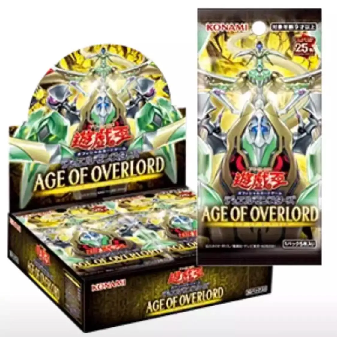 YuGiOh 2023 AGE OF OVERLORD AGOV 1202 25th Asian English /Japanese