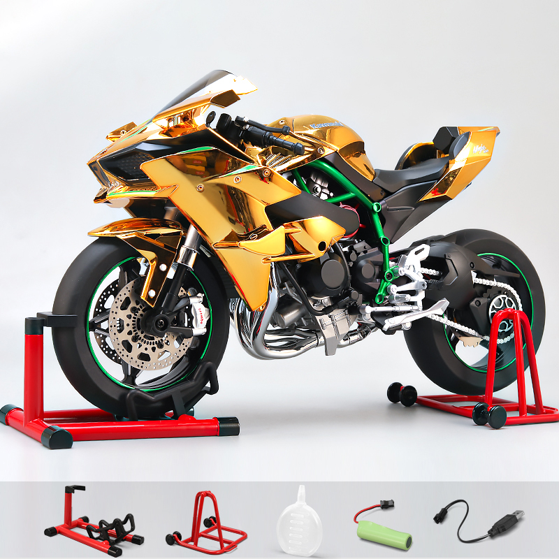 大 1:6 カワサキ H2R ブート可能スプレー可能ダイナミック合金金属ダイ