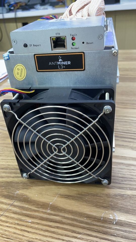ASIC Miner Bitmain ANTMINER L3+ 504MH/S 1.6J/MH with PSU Scrypt
