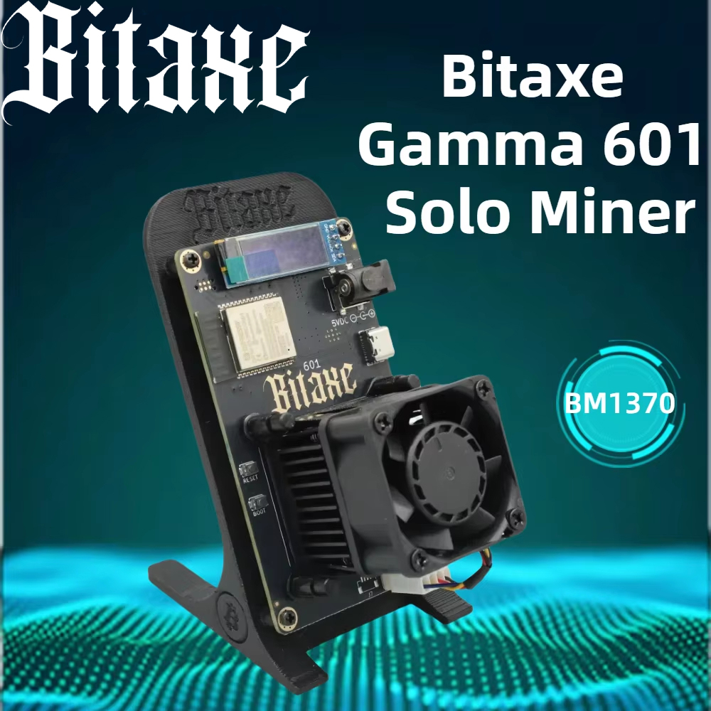 最新のBTCマイニングマシンBitaxe 601 Gamma Miner暗号通貨マイナー1.2