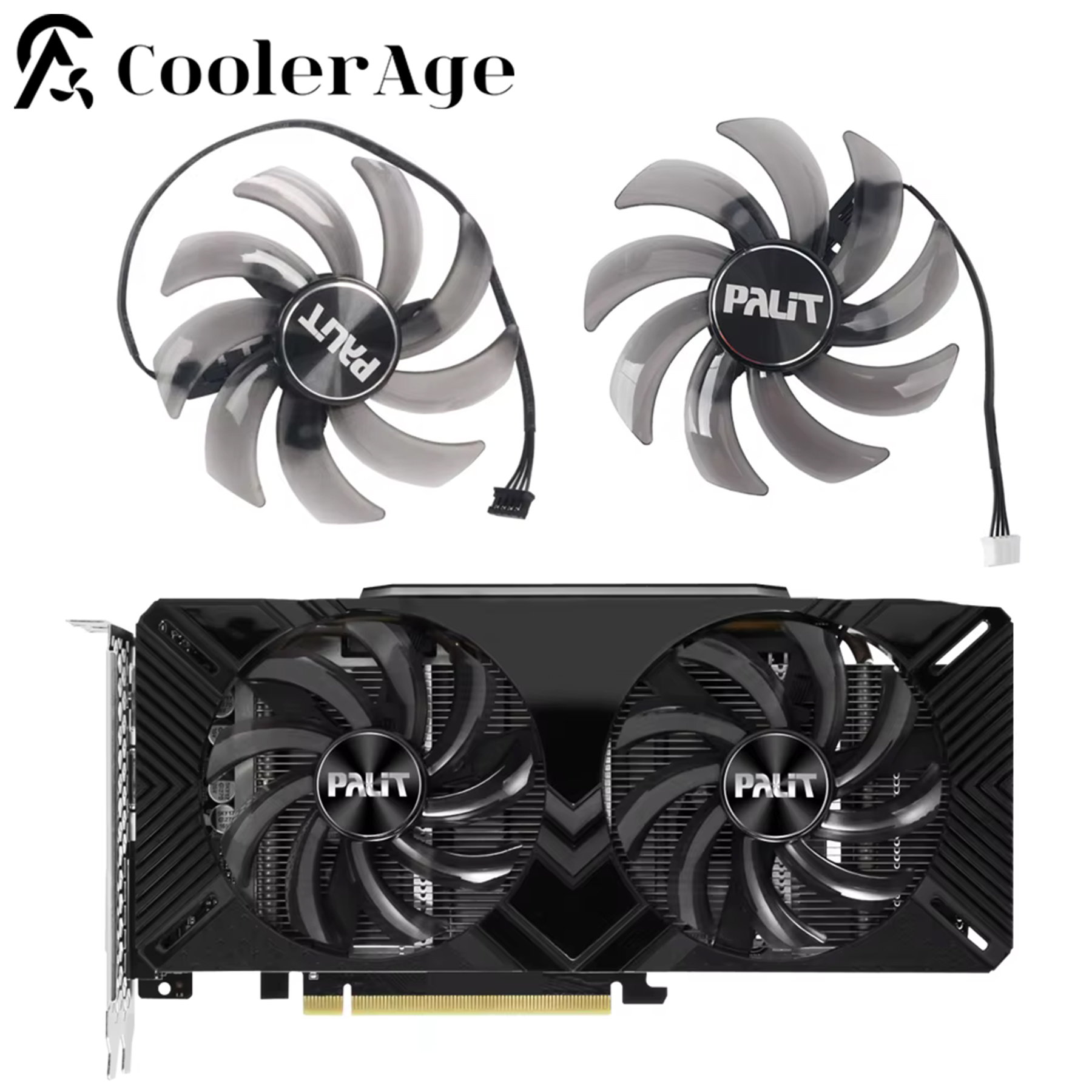 ビデオカードファンpalitためのgeforce gtx 1660 1660Ti rtx 2060 2070