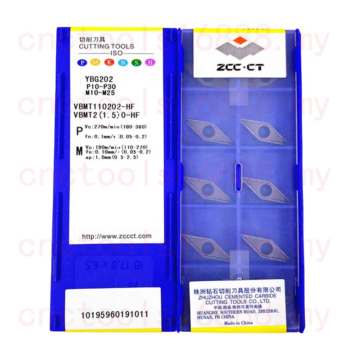 100% Original ZCC.CT VBMT160404-AHF YB9320/VBMT160408-AHF YB9320