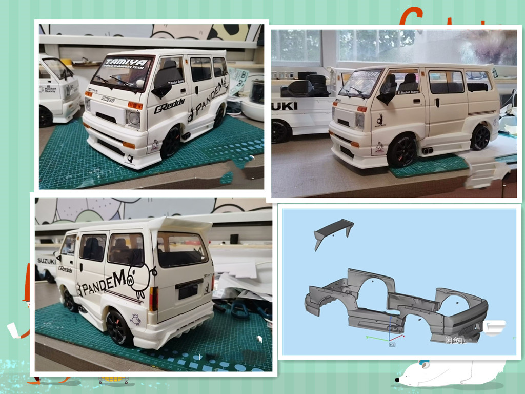 Wpl d42 rc用ワイドボディキット,ドリフトシミュレーショントラック