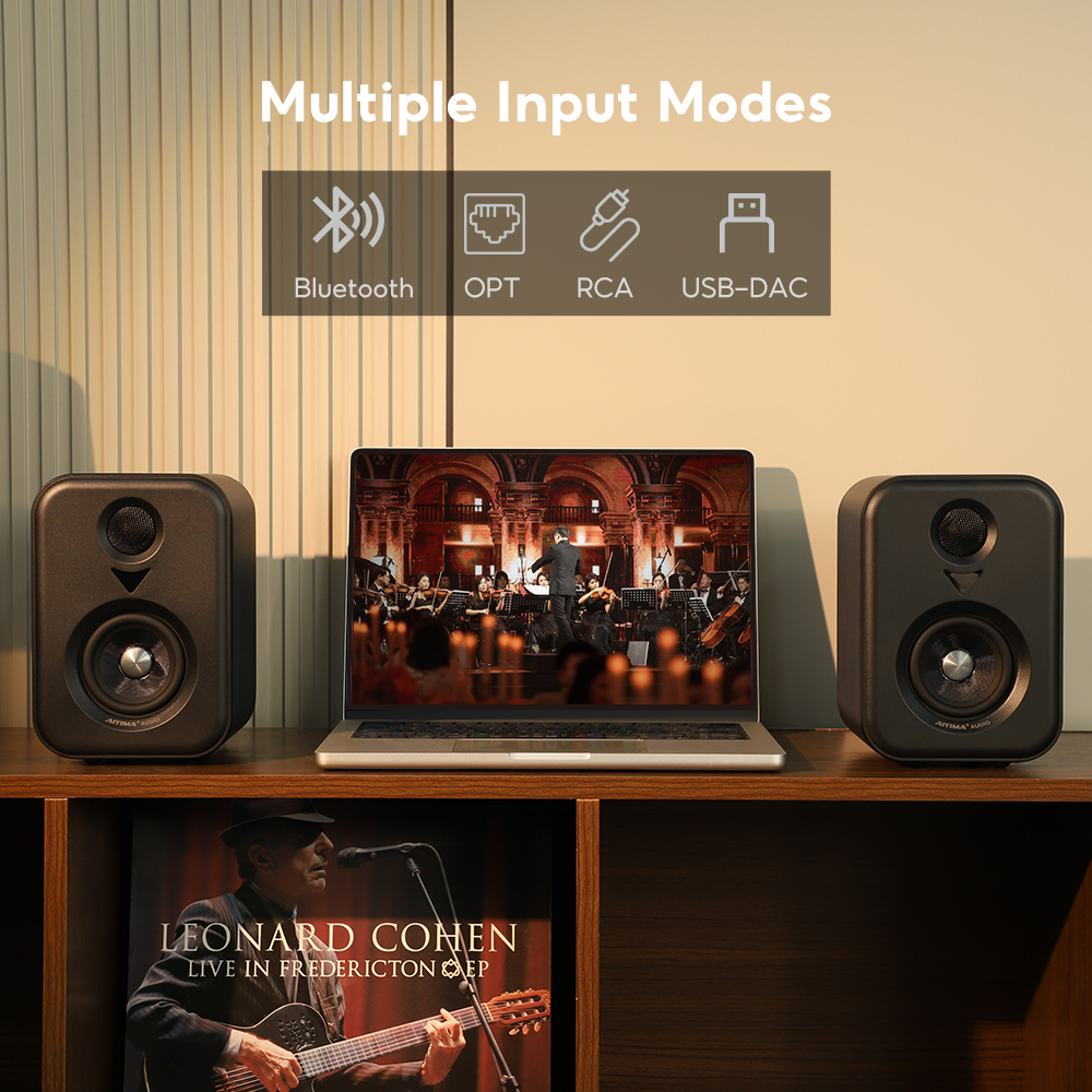AIYIMA アップグレード S400 オーディオ ブックシェルフ アクティブ